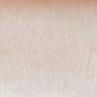 Fabric texture sample, peach to beige gradient, dense short pile, woven construction, matte finish, uniform density, smooth surface.